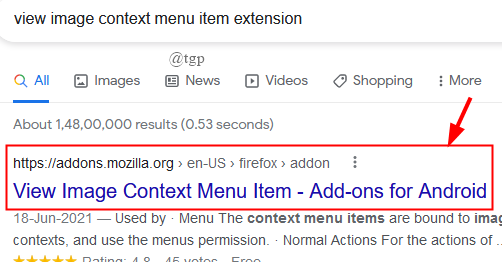 Complemento de Firefox 1