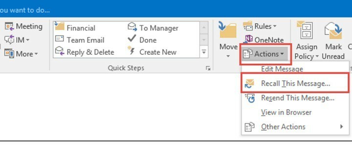 Uporabniki se pritožujejo, da se prikličejo e-poštna sporočila iz Outlooka skoraj nikoli ne delujejo