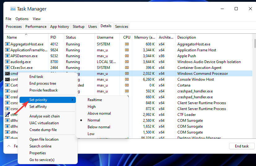 Nustatyti prioritetinės parinkties warzone lag po Windows atnaujinimo