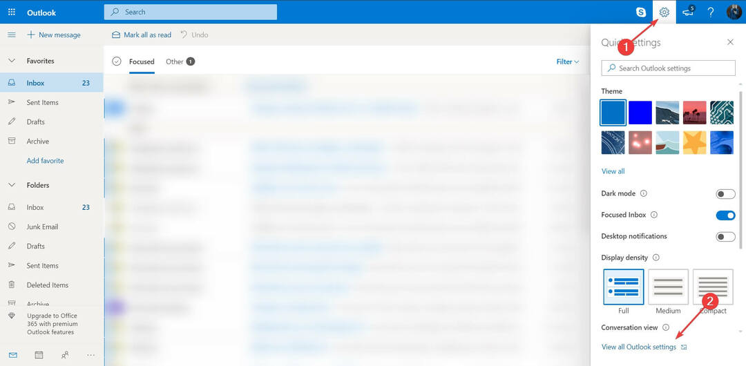 Outlook verschiebt E-Mails in Junk-Einstellungen