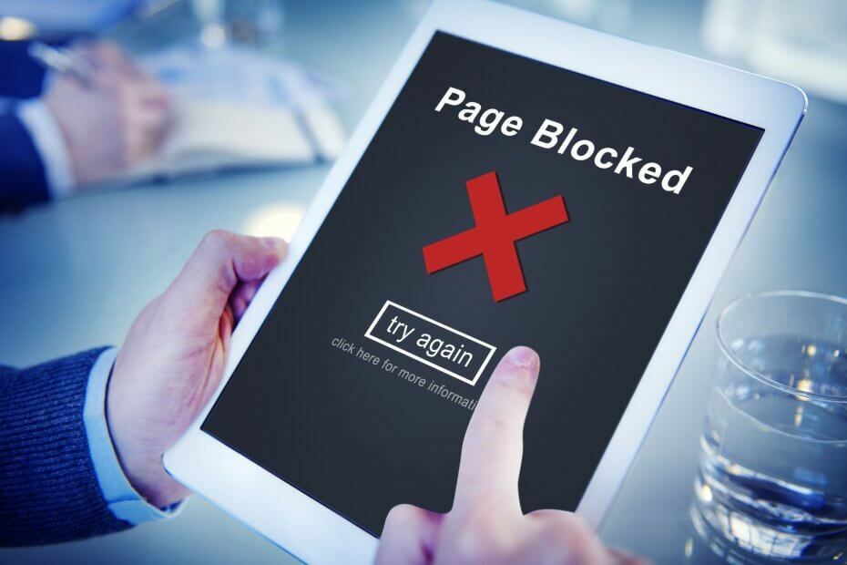 Acceso a VPN sitios web bloqueados
