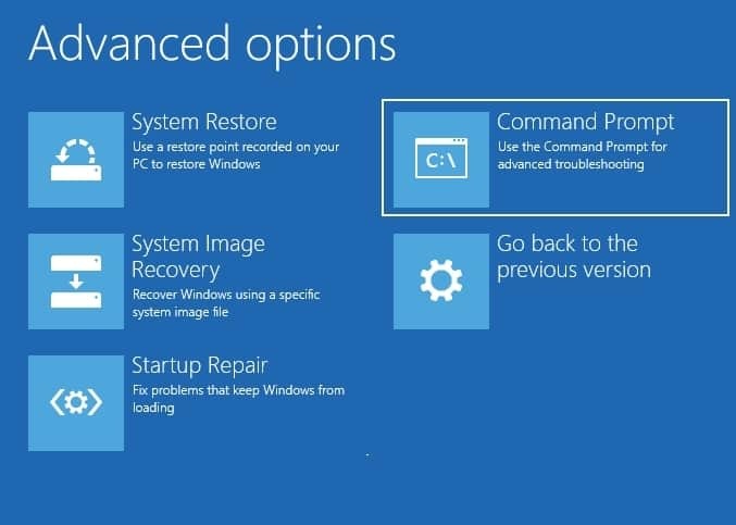 Oprava spouštění systému Windows 10