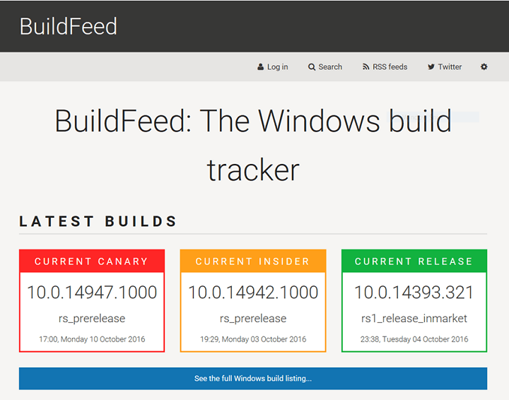 Windows 10 build 14948 zou de volgende Redstone 2-build kunnen zijn