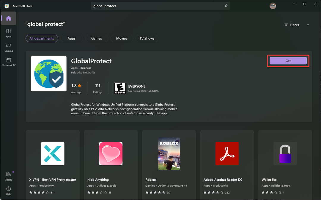 Laden Sie GlobalProtect VPN für Windows 11 herunter und installieren Sie es