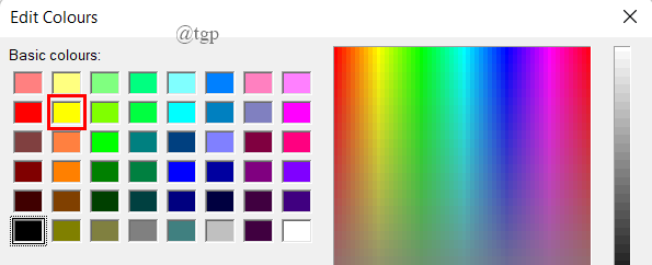 Cara mengubah warna latar belakang Teks Tersorot (Selected Text) di windows 11