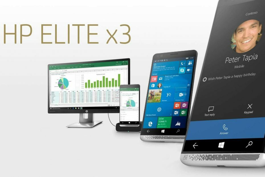 HP Elite x3は、WindowsHello機能を搭載して世界中に出荷されました