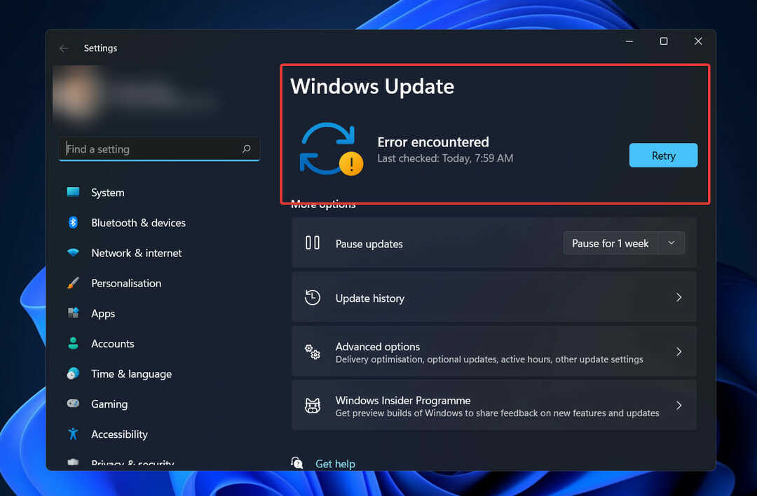 Windows Update-Fehler whea_uncorrectable_error Windows 11
