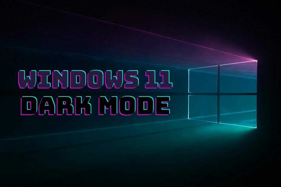 Windows 11 mörkt läge
