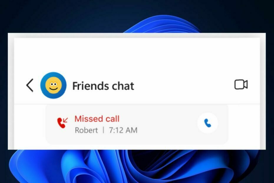 Poruke Skype sustava za pozive