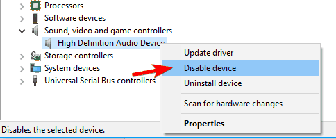 Gerätemanager Gerät deaktivieren HP Audio konnte keinen Testton abspielen