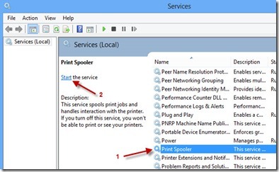 Print Spooler Service Start på Windows 8.1 Thumb