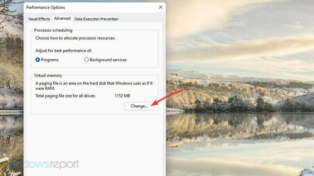 Poga Mainīt Windows kļūdu ziņošanas notikuma ID 1001