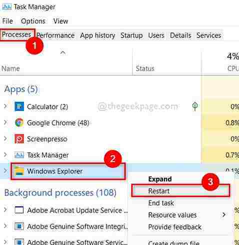 Windows Explorer Taaskäivitage 11zon