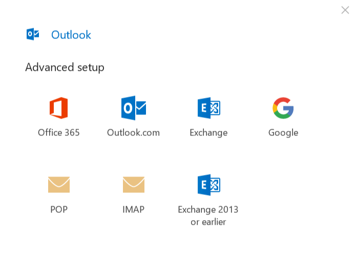 Outlook ne prend pas en charge les connexions à échanger à l'aide d'activesync