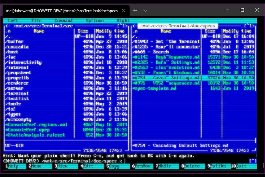 Windows termināls iegūst retro jaunināšanu ar CRT efektiem