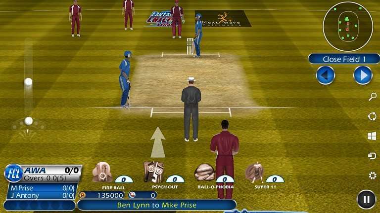 विंडोज़ 8 क्रिकेट गेम