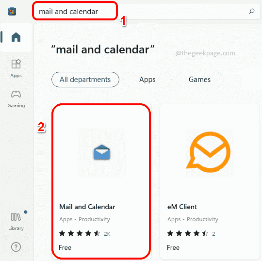 8 Optimizirana aplikacija Search Mail