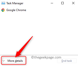 Task-Manager Weitere Details anzeigen