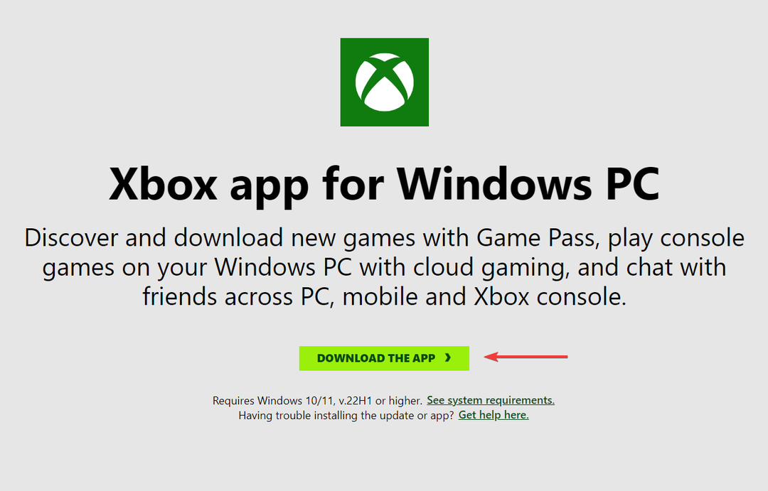 Unduh aplikasi Xbox untuk memperbaiki penginstal xbox yang membuat semuanya macet