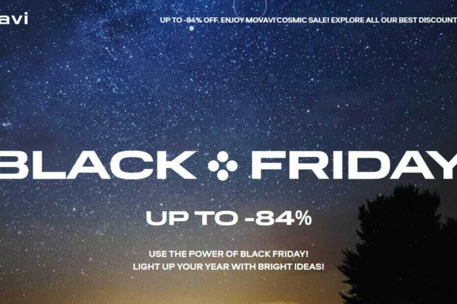 Black Friday 2021: Movavi hat bis zu 84% Rabatt auf Verkäufe