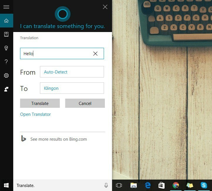 Windows 10에서 Cortana를 사용하여 번역하는 방법