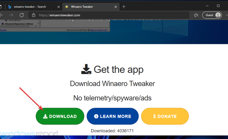 A Letöltés gomb letiltja a Windows 11 lezárási képernyőjét