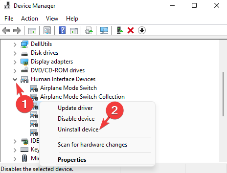 Zaslon na dotik za kalibriranje sistema Windows 11 ne deluje