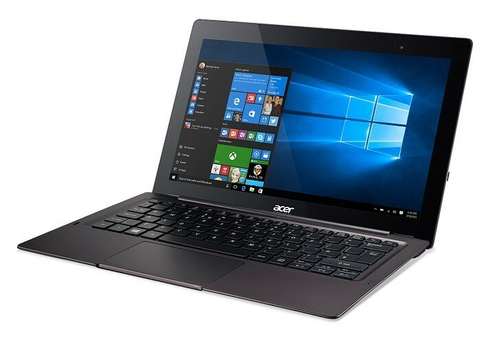 Laptopul Acer Switch 12 S Windows 10 are un procesor Intel Skylake, USB de tip C, Gorilla Glass 4