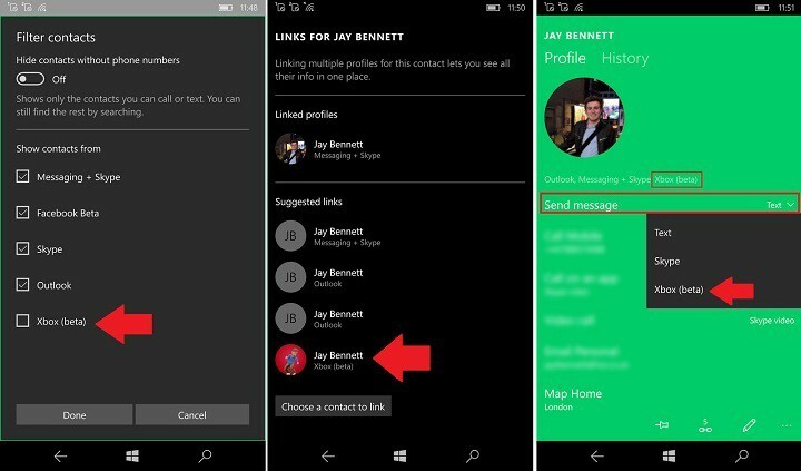 Microsoft integra la aplicación People con la aplicación Xbox en Windows 10