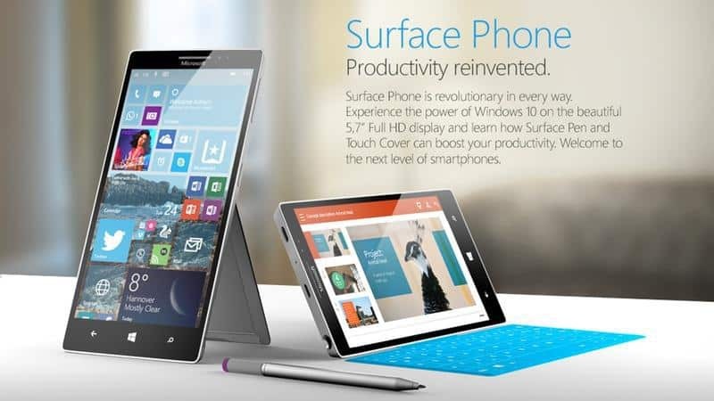 SurfacePhoneは来年の秋にリリースされる可能性があります