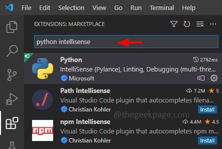 Python-IntelliSense