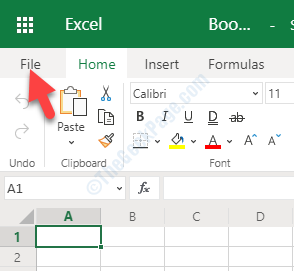 Excel Online File -välilehti