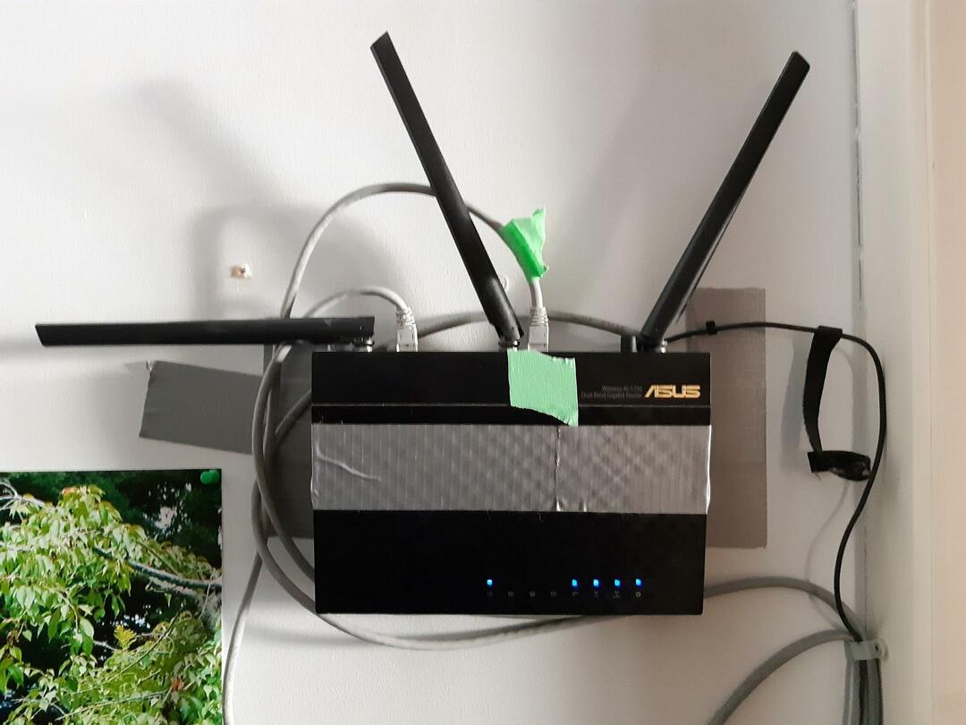 router na vyvýšeném místě