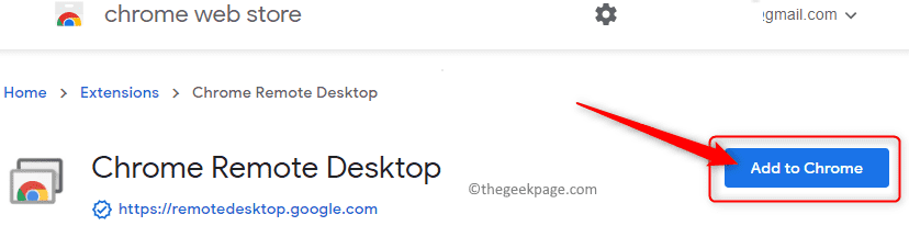 Chrome Remote Desktop Toevoegen aan Chrome Min