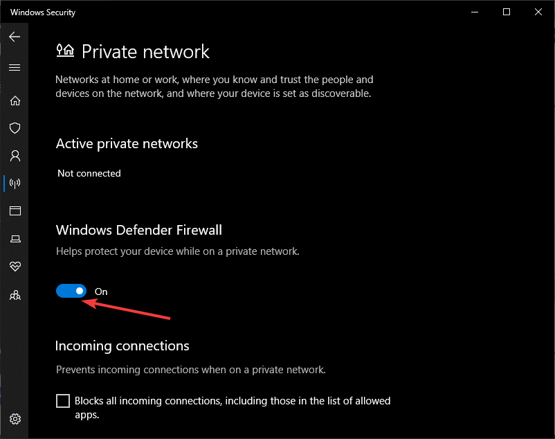 Windows Defender-firewall