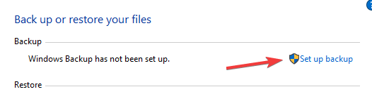 настройка на архивни файлове за прехвърляне на Windows 7 към Windows 10