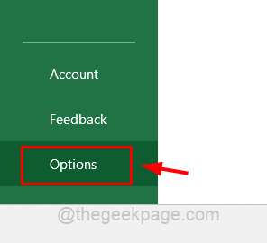 خيارات Excel 11zon