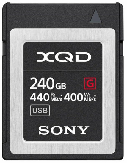 การ์ดหน่วยความจำสำหรับกล้อง DSLR Sony Professional XQD 240 GB