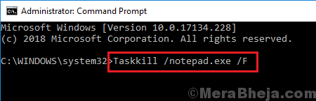 Taskkill-Befehl