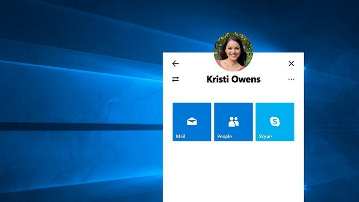 Funkcia Windows 10 Moji ľudia sa spustí až po zavedení aktualizácie pre autorov