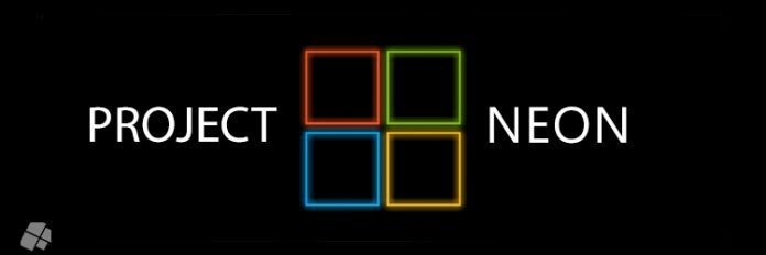Windows 10 per ottenere un nuovo linguaggio di progettazione, nome in codice Project NEON