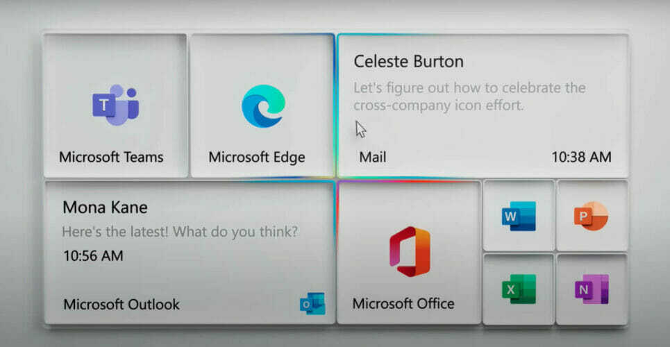 Windows10のユーザーインターフェイスの概念は素晴らしく見えます