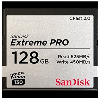 dslr SanDisk Extreme Pro 128 CFast -muistikortit