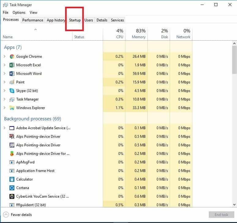 inloggningsskärm Windows 10 långsam, fast, frusen