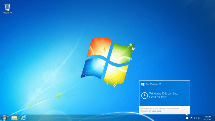 Rappel: la date de sortie de Windows 10 est fixée à la fin du mois de juillet