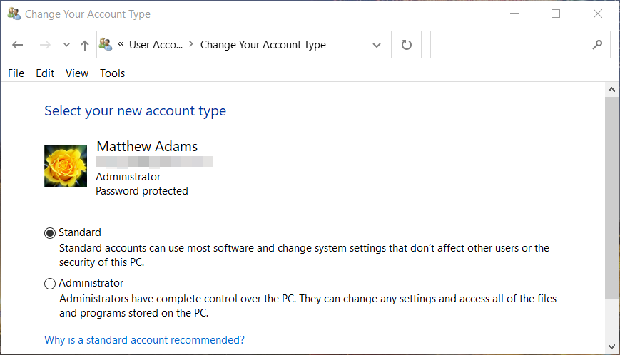 A felhasználói fiók beállításainak Windows hibakódja 0xc004f025