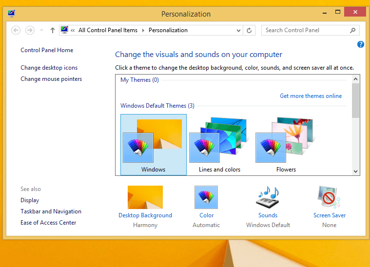 Cum se schimbă schema de sunet Windows 10, 8, 8.1