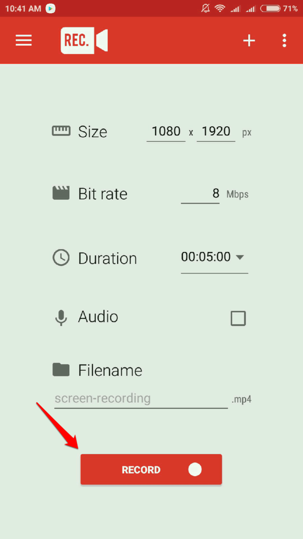 Hur man använder Rec skärminspelare på Android-telefon för att spela in skärm