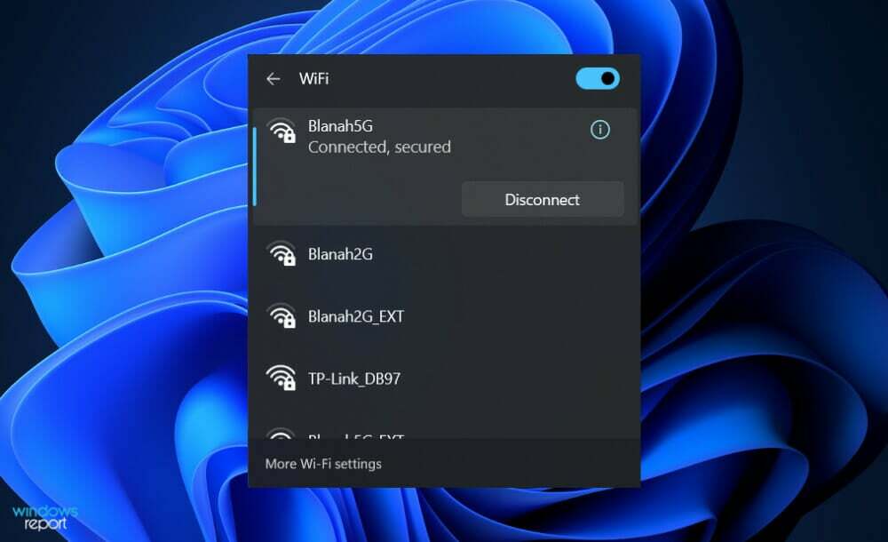 wifi-tilkobling bruk pc som chromecast
