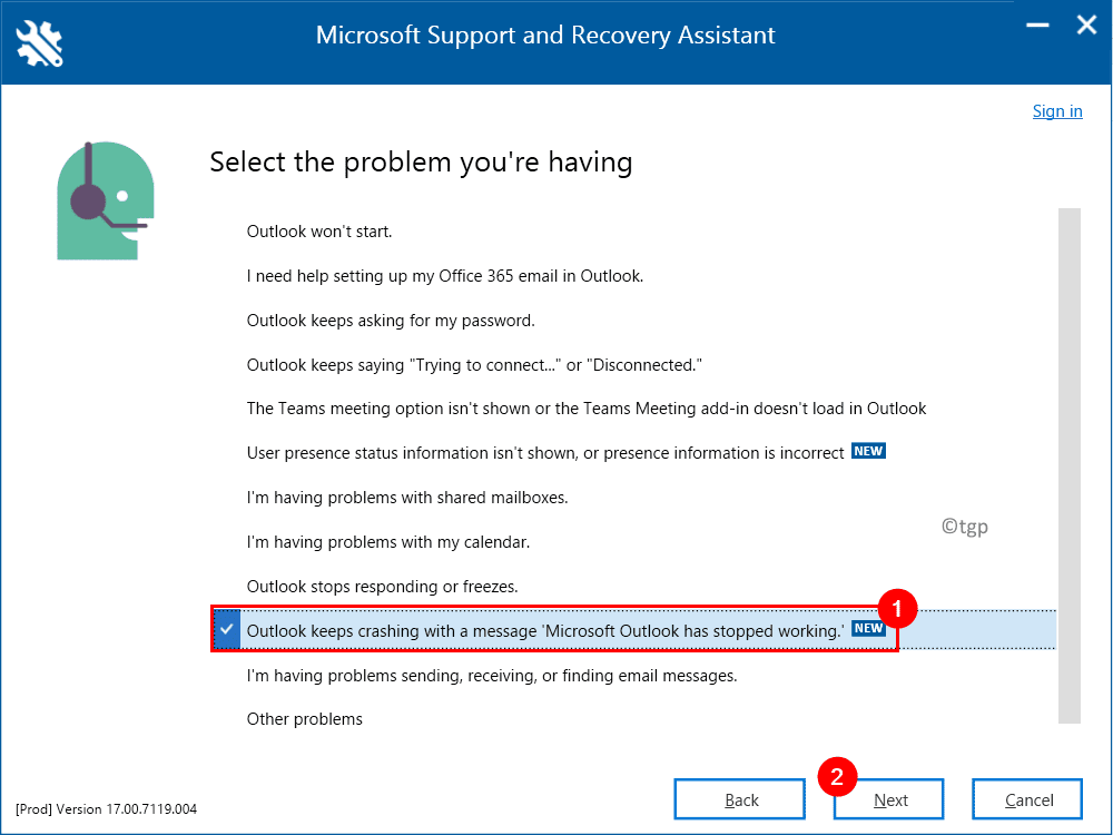 Napraw problem automatycznego zamykania programu Outlook w systemie Windows 11/10